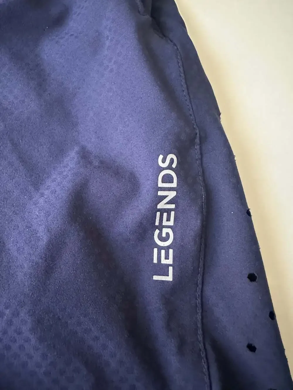 Legends Shorts Men’s Large Navy 7” Inseam Zip Pocket Unlined